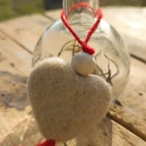 Coeur Laine feutrée